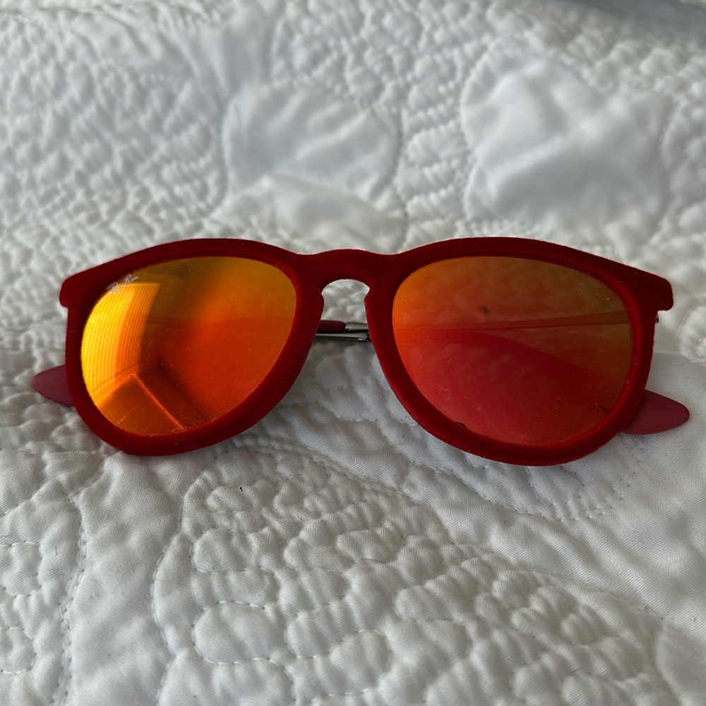 Ray-Ban Erika Red Velvet Sunglasses